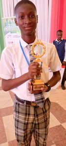 A 14 year old boy Mr Chrysolite chibuike promise, From Patsy Elite School at No 11 Egbuogu, world Bank housing estate ABA Abia state Won the NDLEA inter secondary school essay competition nation wide Which Mr Chrysolite chibuike took first position here in Abia state and also beat other states in the federation to grab 1st position nation wide The essay was on The influence of social media in promoting drug 💊abuse among young people in nigeria 🇳🇬 It was in commemoration of the United Nations International day against drugs and illicit Drug trafficking, held on 26th June 2024 At state House conference center Aso Rock Villa Abuja The theme for this year Drug day is The evidence is clear invest in prevention. Remember same time last year when a similar event took place.. A girl from same Abia state also took the first position Abia state had always been known as a center for intelligent Congratulations once again